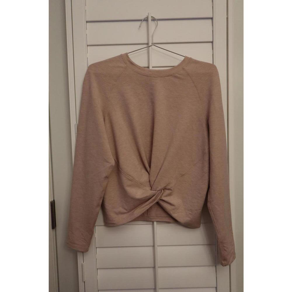 Lululemon Tuck & Gather Pullover in Heathered Mod Faint Coral size 6